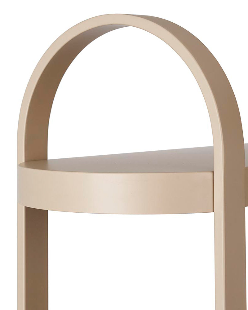 Maya - Beige retail shelving unit